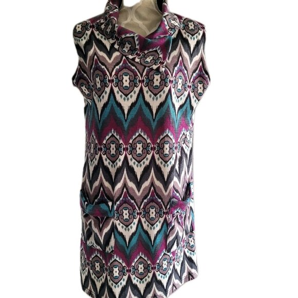 Vintage Creation Tunic Dress Womens Lg Sleeveless Heavier Material - Picture 1 of 8